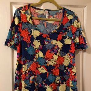 Oggie Boogie LulaRoe Perfect T size Small